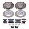 SC5584 Semi-Coated Rotor & Low-Dust Ceramic Brake Pad Kit - image 1