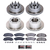 SC5587 Semi-Coated Rotor & Low-Dust Ceramic Brake Pad Kit - image 1
