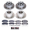 SC5589 Semi-Coated Rotor & Low-Dust Ceramic Brake Pad Kit - image 1