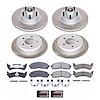 SC5594 Semi-Coated Rotor & Low-Dust Ceramic Brake Pad Kit - image 1