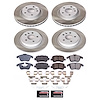SC5611 Semi-Coated Rotor & Low-Dust Ceramic Brake Pad Kit - image 1