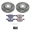 SC5707 Semi-Coated Rotor & Low-Dust Ceramic Brake Pad Kit - image 1