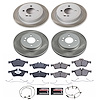 SC5725 Semi-Coated Rotor & Low-Dust Ceramic Brake Pad Kit - image 1