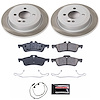 SC5726 Semi-Coated Rotor & Low-Dust Ceramic Brake Pad Kit - image 1