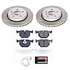 SC5729 Semi-Coated Rotor & Low-Dust Ceramic Brake Pad Kit