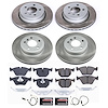 SC5737 Semi-Coated Rotor & Low-Dust Ceramic Brake Pad Kit - image 1
