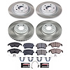 SC5754 Semi-Coated Rotor & Low-Dust Ceramic Brake Pad Kit - image 1