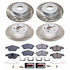 SC5791 Semi-Coated Rotor & Low-Dust Ceramic Brake Pad Kit - image 1