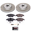 SC5792 Semi-Coated Rotor & Low-Dust Ceramic Brake Pad Kit