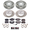 SC5798 Semi-Coated Rotor & Low-Dust Ceramic Brake Pad Kit - image 1