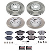 SC5801 Semi-Coated Rotor & Low-Dust Ceramic Brake Pad Kit - image 1