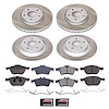SC5804 Semi-Coated Rotor & Low-Dust Ceramic Brake Pad Kit - image 1