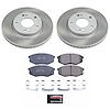 SC5806 Semi-Coated Rotor & Low-Dust Ceramic Brake Pad Kit - image 1