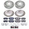 SC5807 Semi-Coated Rotor & Low-Dust Ceramic Brake Pad Kit - image 1