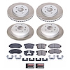 SC5815 Semi-Coated Rotor & Low-Dust Ceramic Brake Pad Kit - image 1