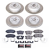 SC5816 Semi-Coated Rotor & Low-Dust Ceramic Brake Pad Kit - image 1