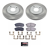 SC5817 Semi-Coated Rotor & Low-Dust Ceramic Brake Pad Kit