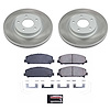 SC5821 Semi-Coated Rotor & Low-Dust Ceramic Brake Pad Kit - image 1