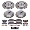 SC5828 Semi-Coated Rotor & Low-Dust Ceramic Brake Pad Kit - image 1