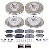 SC5829 Semi-Coated Rotor & Low-Dust Ceramic Brake Pad Kit - image 1