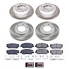 SC5832 Semi-Coated Rotor & Low-Dust Ceramic Brake Pad Kit - image 1