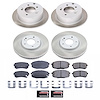 SC5838 Semi-Coated Rotor & Low-Dust Ceramic Brake Pad Kit - image 1