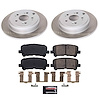 SC5839 Semi-Coated Rotor & Low-Dust Ceramic Brake Pad Kit - image 1