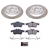 SC5842 Semi-Coated Rotor & Low-Dust Ceramic Brake Pad Kit - image 1