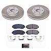 SC5857 Semi-Coated Rotor & Low-Dust Ceramic Brake Pad Kit - image 1