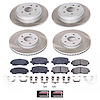 SC5858 Semi-Coated Rotor & Low-Dust Ceramic Brake Pad Kit - image 1