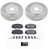 SC5863 Semi-Coated Rotor & Low-Dust Ceramic Brake Pad Kit - image 1