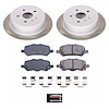SC5867 Semi-Coated Rotor & Low-Dust Ceramic Brake Pad Kit - image 1