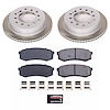 SC5875 Semi-Coated Rotor & Low-Dust Ceramic Brake Pad Kit - image 1