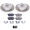 SC5876 Semi-Coated Rotor & Low-Dust Ceramic Brake Pad Kit - image 1