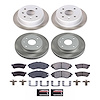 SC5896 Semi-Coated Rotor & Low-Dust Ceramic Brake Pad Kit