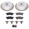 SC5898 Semi-Coated Rotor & Low-Dust Ceramic Brake Pad Kit - image 1