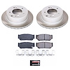 SC5901 Semi-Coated Rotor & Low-Dust Ceramic Brake Pad Kit - image 1