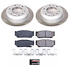 SC5907 Semi-Coated Rotor & Low-Dust Ceramic Brake Pad Kit - image 1