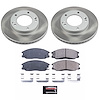 SC5908 Semi-Coated Rotor & Low-Dust Ceramic Brake Pad Kit - image 1