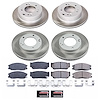 SC5909 Semi-Coated Rotor & Low-Dust Ceramic Brake Pad Kit - image 1