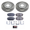SC5911 Semi-Coated Rotor & Low-Dust Ceramic Brake Pad Kit - image 1