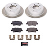 SC5916 Semi-Coated Rotor & Low-Dust Ceramic Brake Pad Kit - image 1