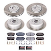 SC5919 Semi-Coated Rotor & Low-Dust Ceramic Brake Pad Kit - image 1
