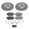 SC5926 Semi-Coated Rotor & Low-Dust Ceramic Brake Pad Kit - image 1