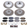 SC5927 Semi-Coated Rotor & Low-Dust Ceramic Brake Pad Kit - image 1