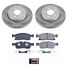 SC5951 Semi-Coated Rotor & Low-Dust Ceramic Brake Pad Kit - image 1