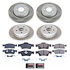 SC5952 Semi-Coated Rotor & Low-Dust Ceramic Brake Pad Kit - image 1