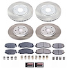 SC5960 Semi-Coated Rotor & Low-Dust Ceramic Brake Pad Kit - image 1