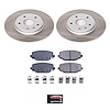 SC5961 Semi-Coated Rotor & Low-Dust Ceramic Brake Pad Kit - image 1