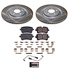 SC6001 Semi-Coated Rotor & Low-Dust Ceramic Brake Pad Kit - image 1